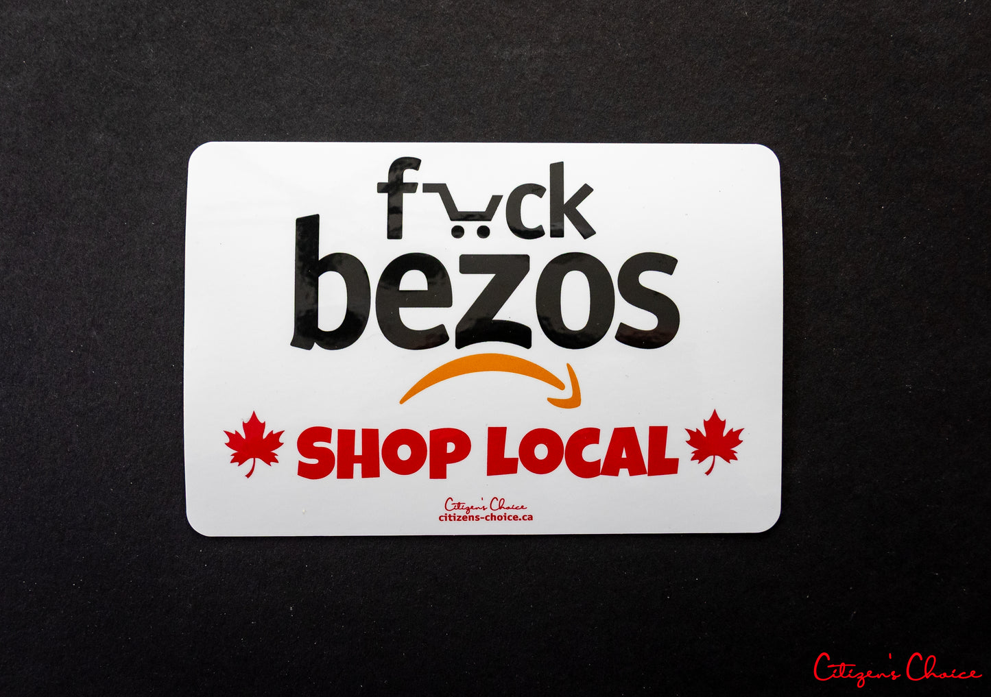 F*ck Bezos / Shop Local Sticker