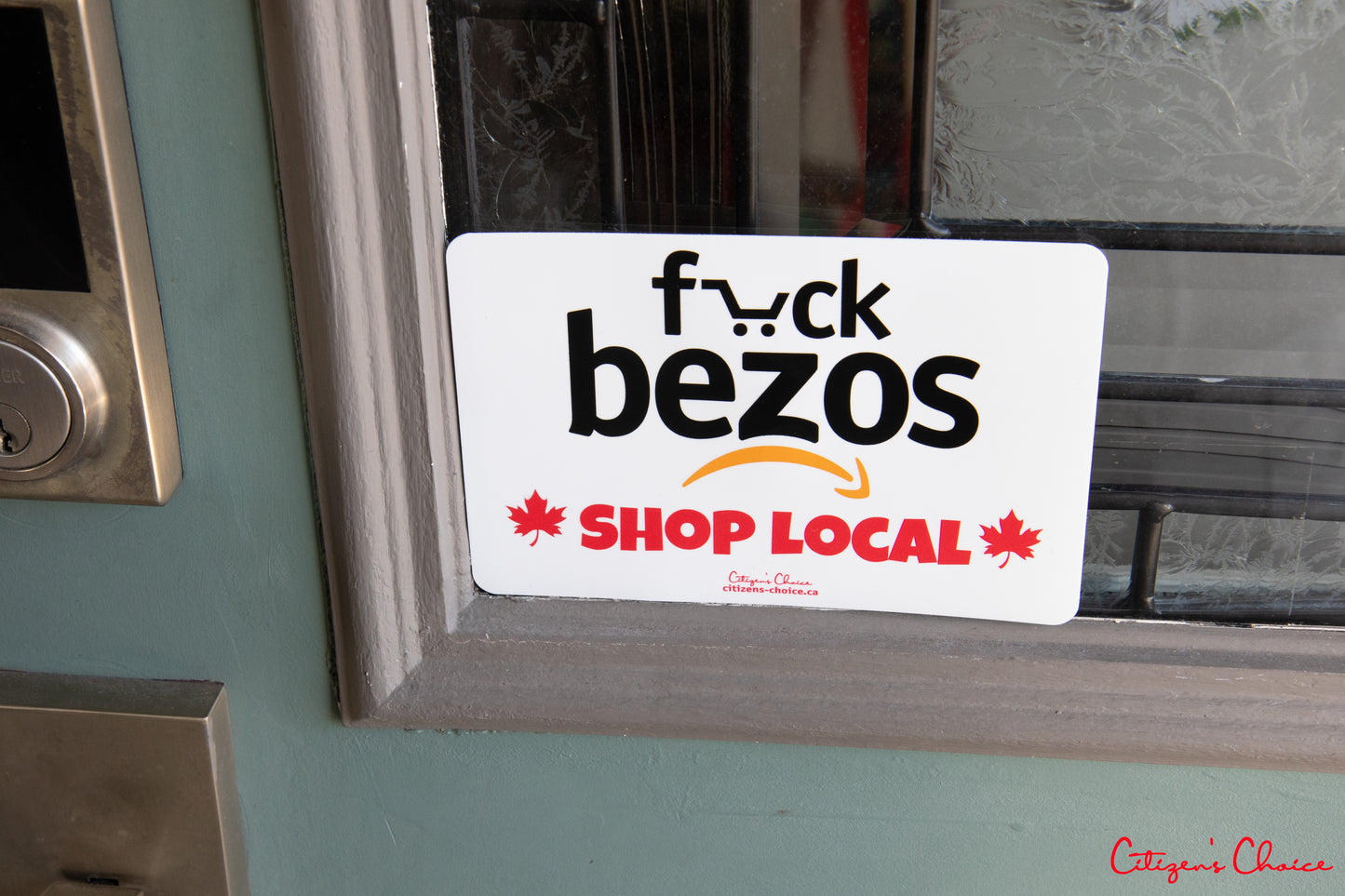 F*ck Bezos / Shop Local Sticker