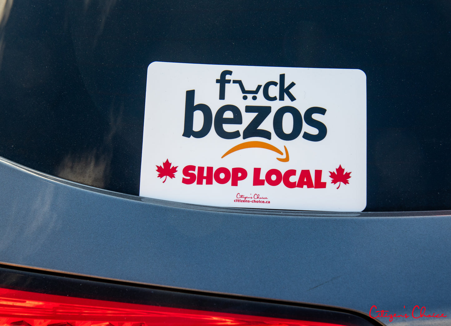 F*ck Bezos / Shop Local Sticker