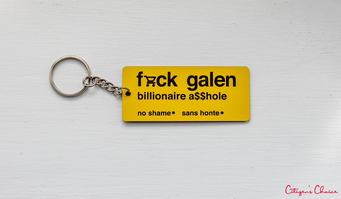 F*ck Galen Keychain