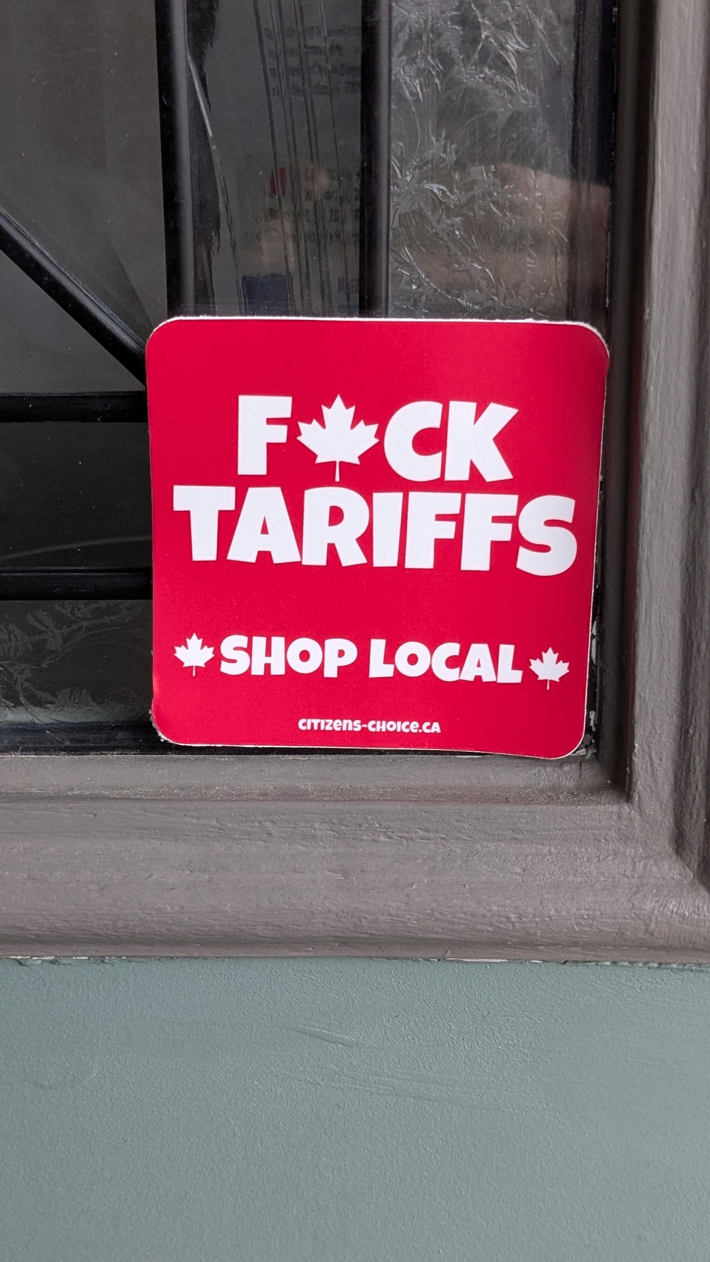 F!ck Tariffs sticker