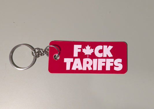F!ck Tariffs / Buy Canadian Keychain
